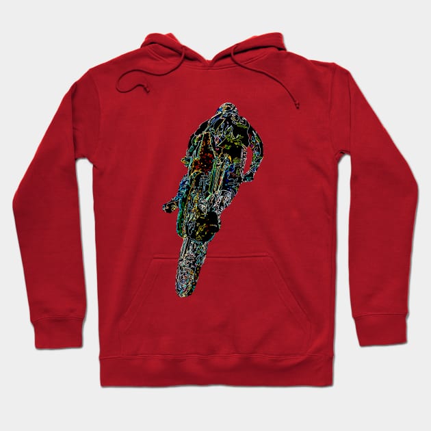 freestyle motocross enduro Hoodie by rickylabellevie